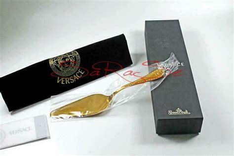 Versace by Rosenthal Medusa Gold Plated Cake Server